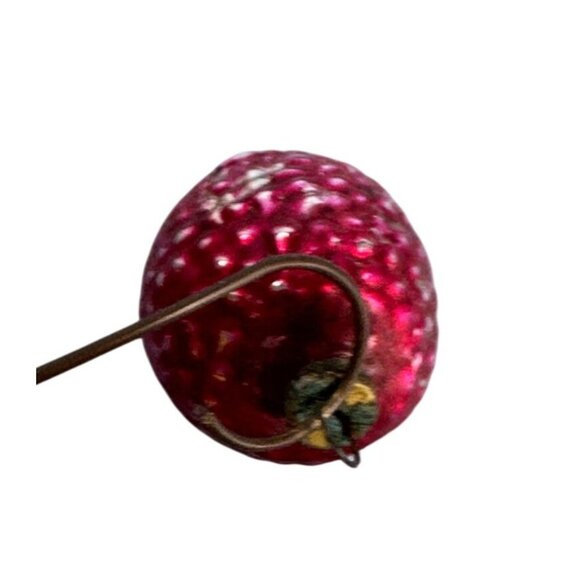 Antique Miniature Blown Glass Berry Ornament Germany 1" - Picture 5 of 5